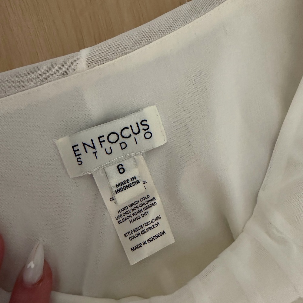 Chic White Dress by En Focus Studio